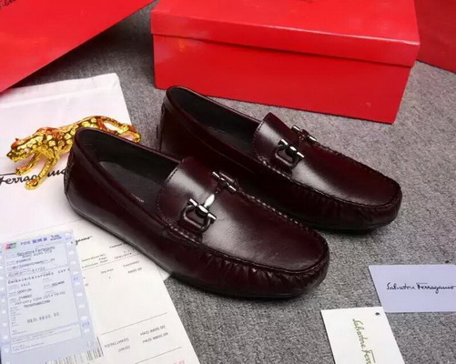 Salvatore Ferragamo Business Casual Men Shoes--014